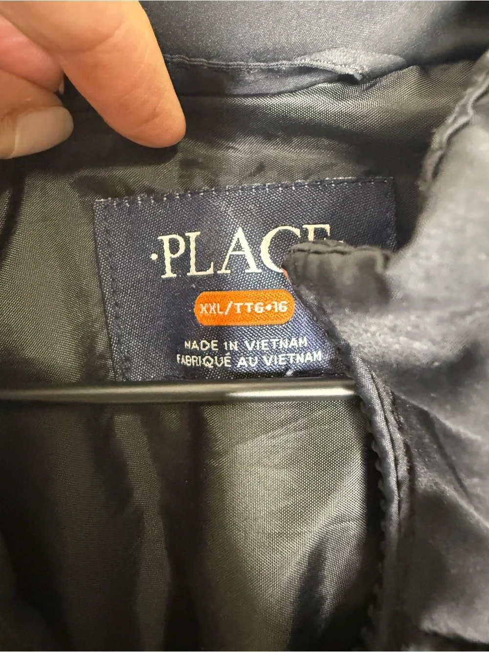 The Children’s Place • Black Quilted Puffer Jacket Size XXL